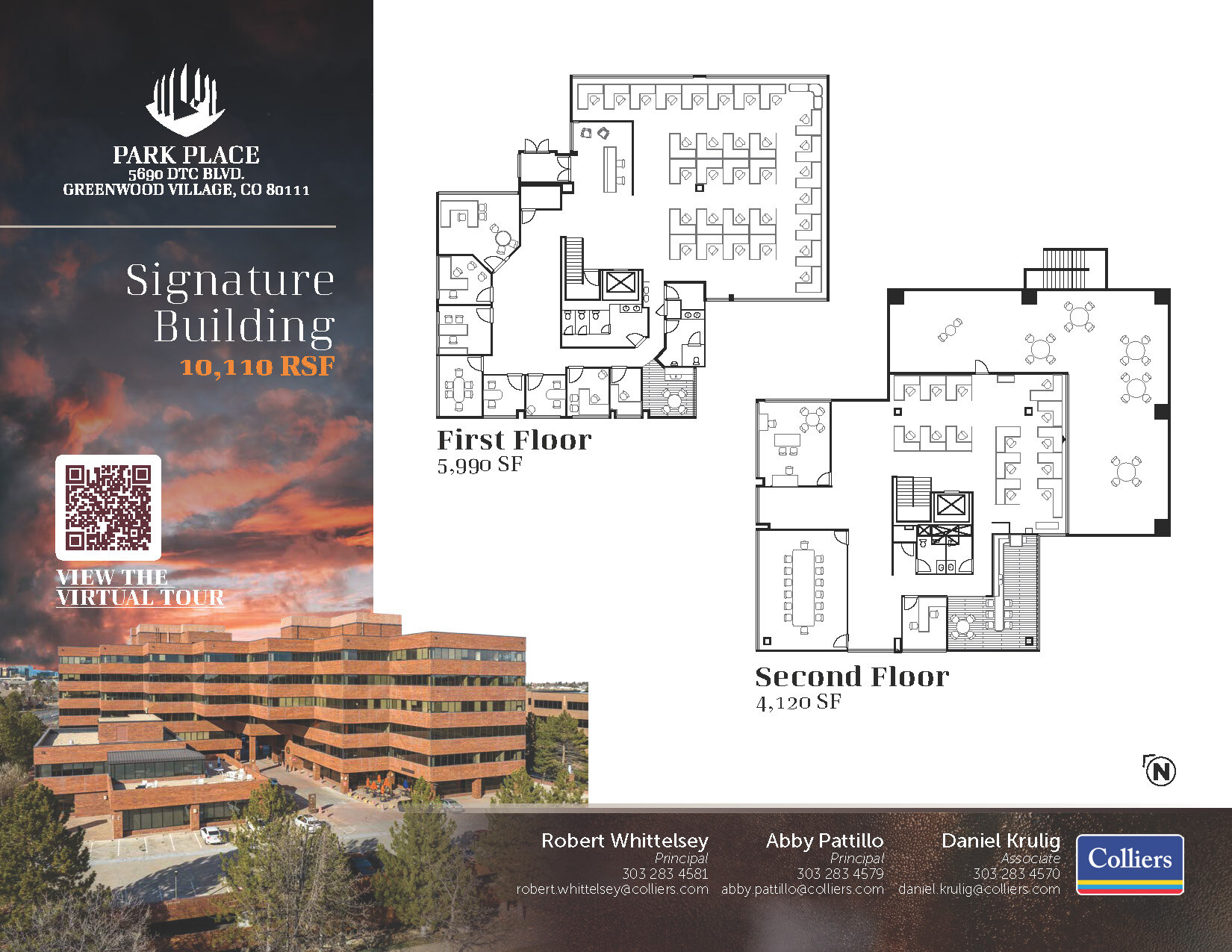 5690 DTC Blvd, Greenwood Village, CO for lease Floor Plan- Image 1 of 2