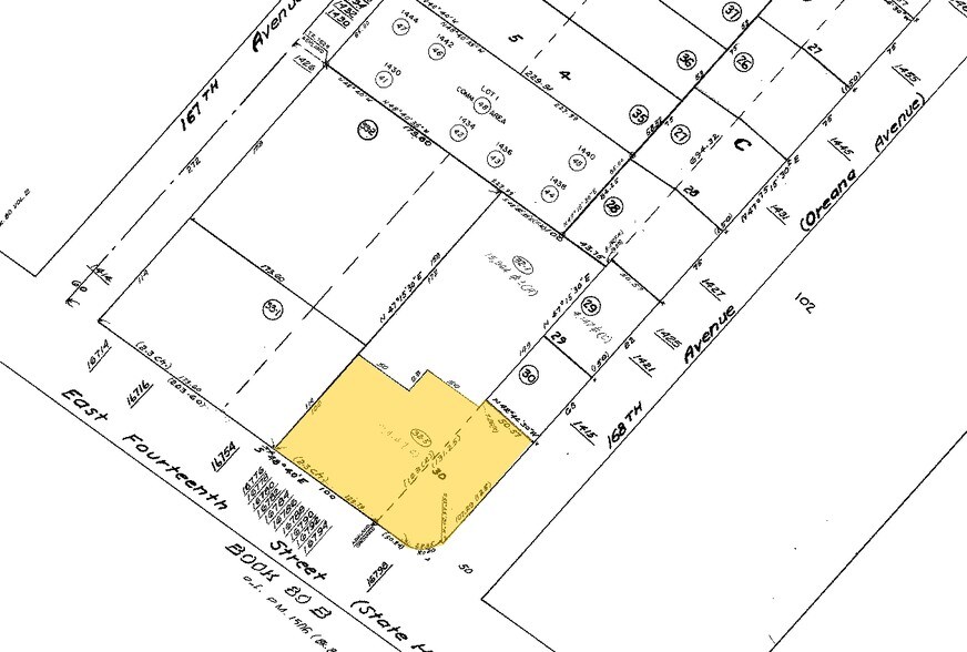 16790 E 14th St, San Leandro, CA à louer - Plan cadastral - Image 2 de 2