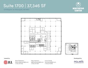 625 Marquette Ave, Minneapolis, MN à louer Plan d’étage- Image 1 de 1