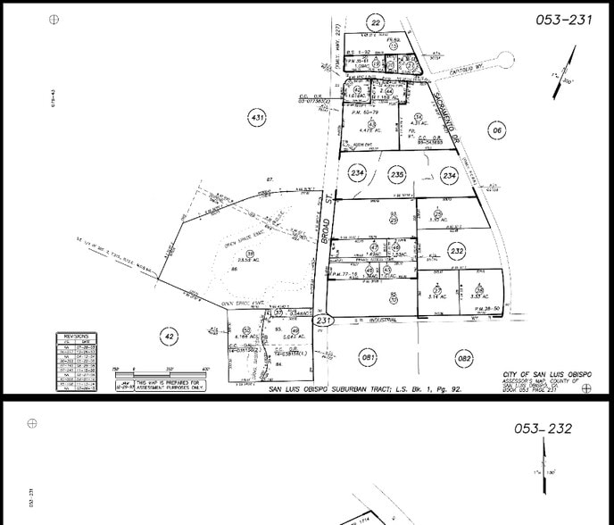 3594 Broad St, San Luis Obispo, CA à vendre - Plan cadastral - Image 2 de 7