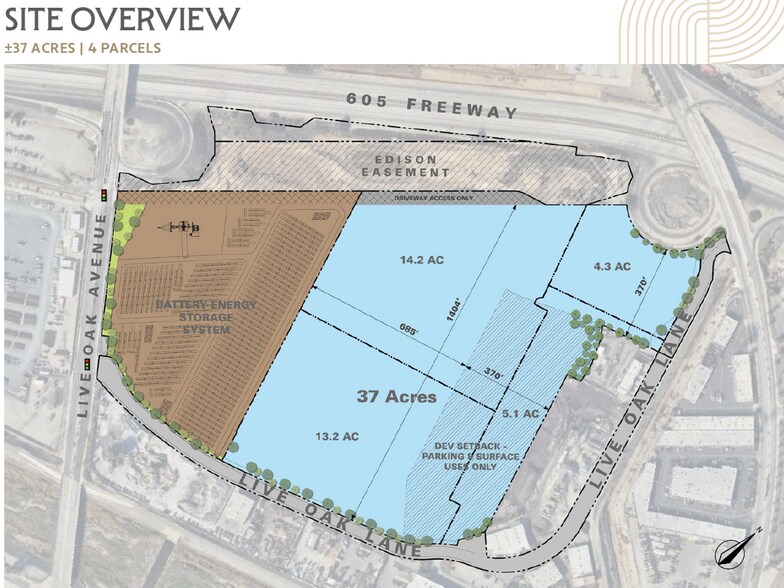 13620 Live Oak Ave, Irwindale, CA à vendre - Plan de site - Image 2 de 5