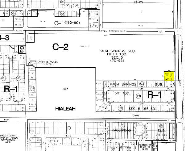 4646-4698 W 4th Ave, Hialeah, FL à vendre - Plan cadastral - Image 2 de 8