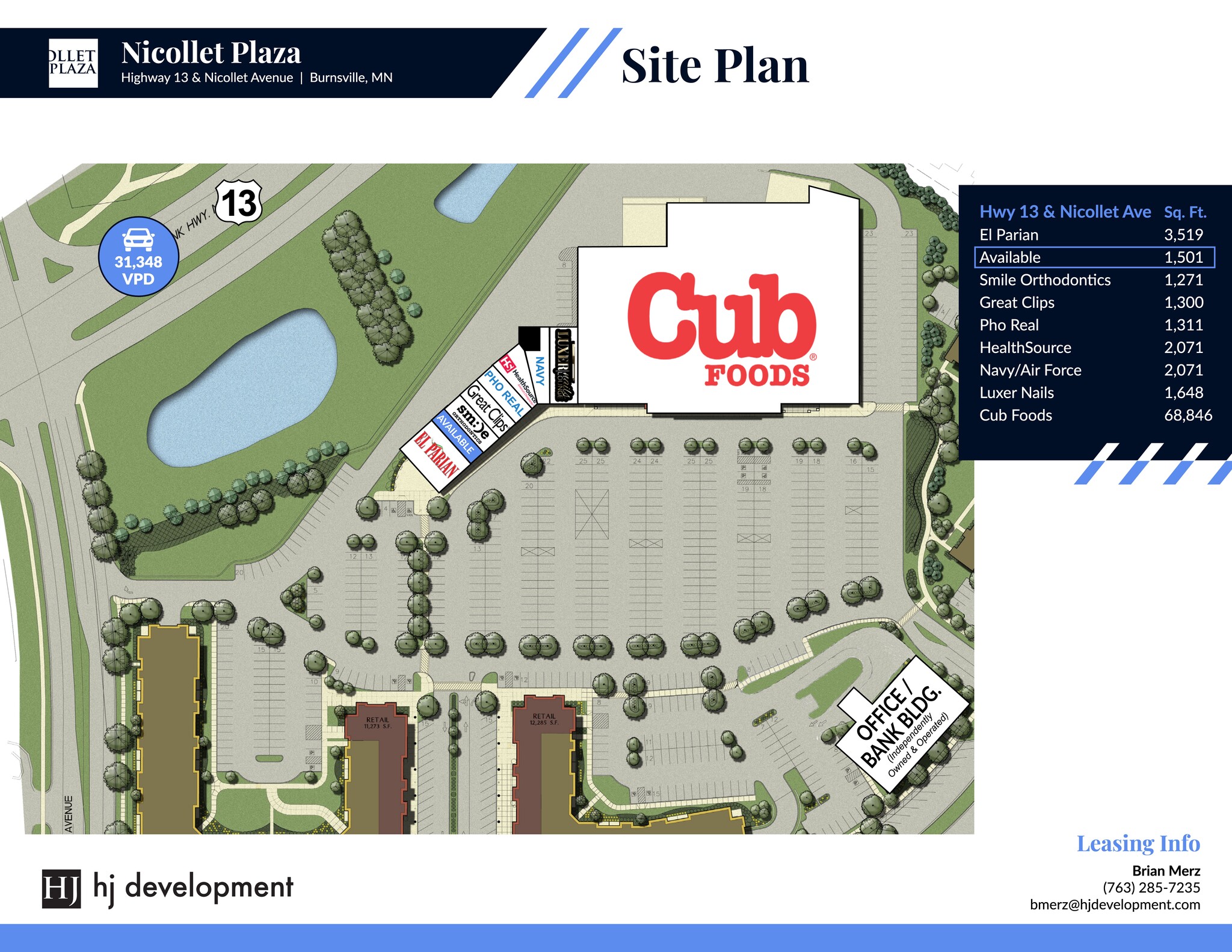 250-300 Travelers Trl E, Burnsville, MN à louer Plan de site- Image 1 de 2