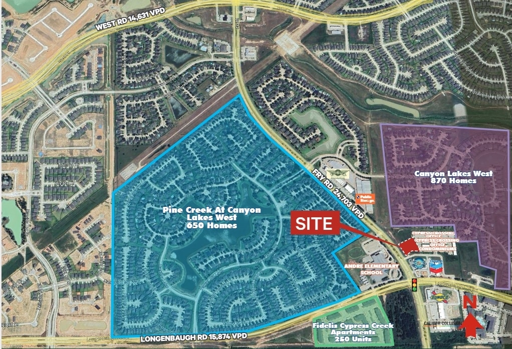 Fry Rd & Longenbaugh Rd, Cypress, TX à vendre Photo du bâtiment- Image 1 de 3