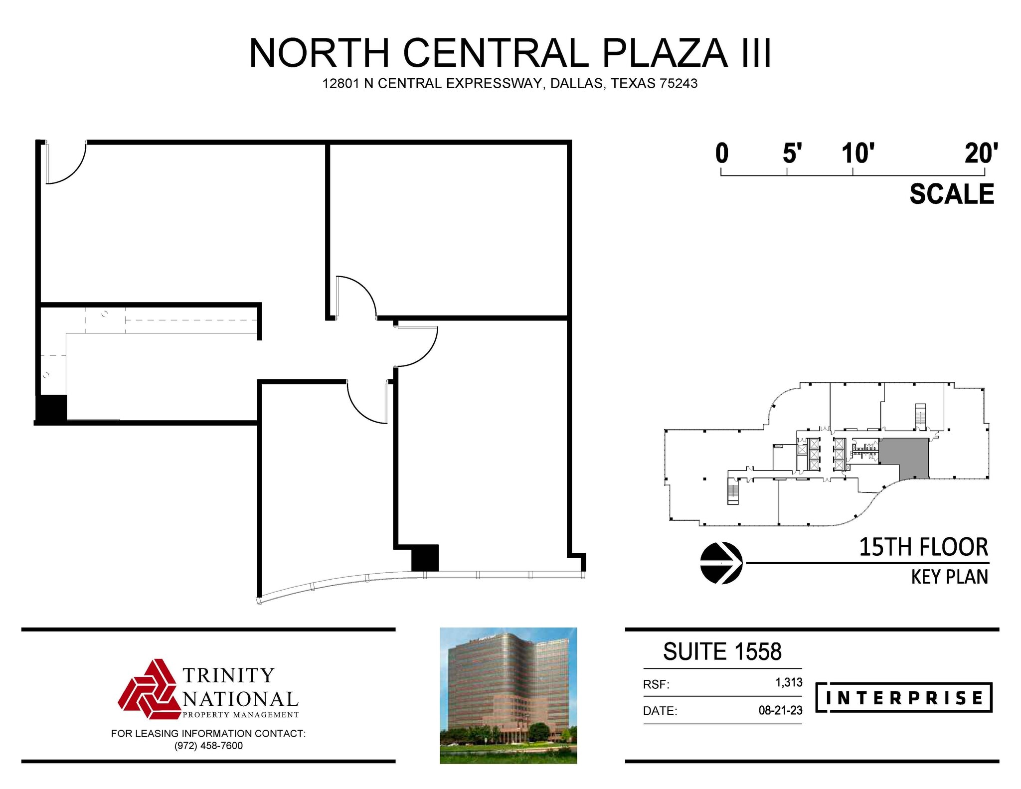12801 N Central Expy, Dallas, TX for lease Floor Plan- Image 1 of 1