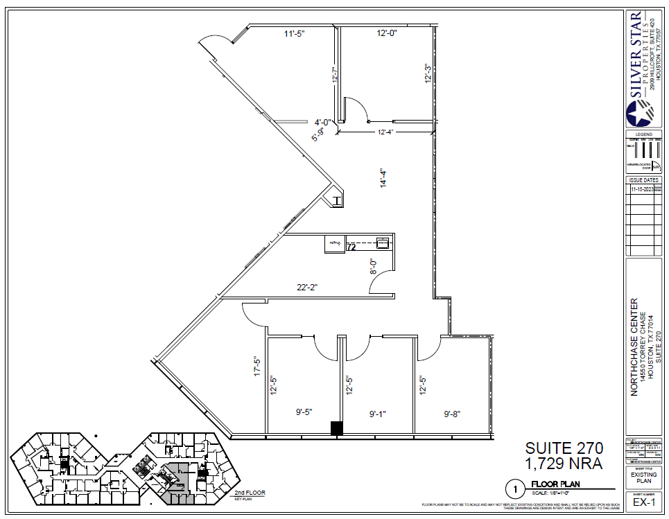 14550 Torrey Chase Blvd, Houston, TX à louer Plan d’étage- Image 1 de 1