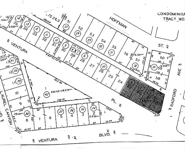 12001 Ventura Pl, Studio City, CA for lease - Plat Map - Image 2 of 8