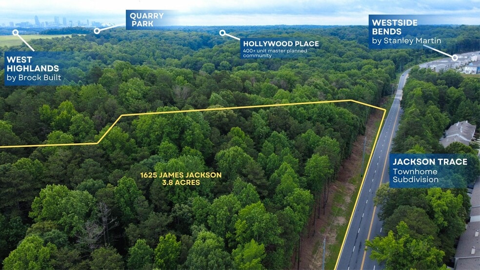 1625 James Jackson Pkwy NW Pky, Atlanta, GA for sale - Aerial - Image 2 of 18