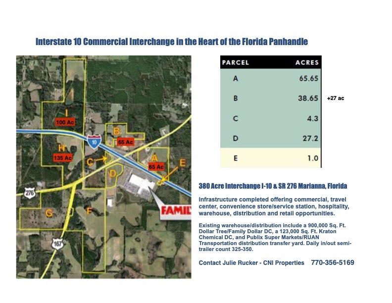 Interstate 10 & SR 276, Marianna, FL à vendre Aérien- Image 1 de 1