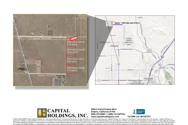 Bellflower St @ Colusa, Adelanto, CA for sale - Primary Photo - Image 1 of 2