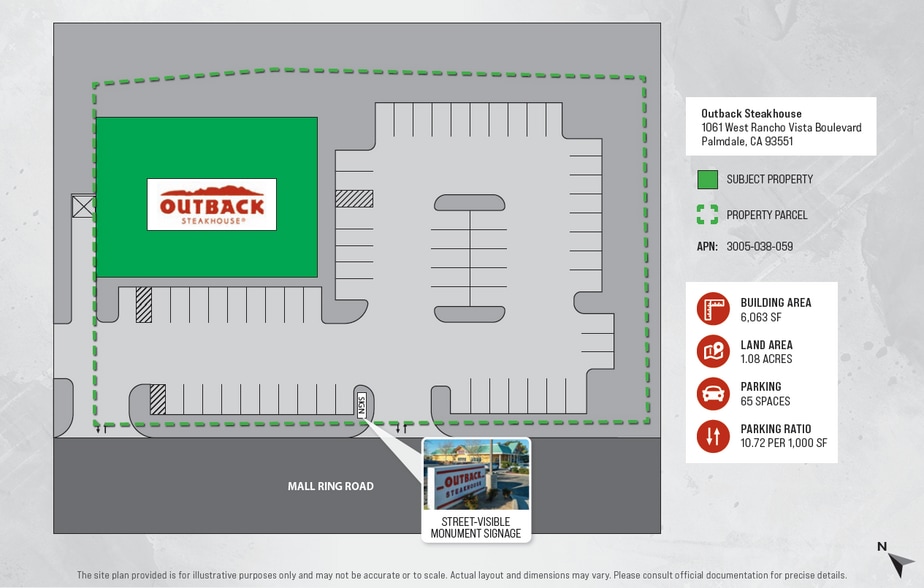 1061 W Rancho Vista Blvd, Palmdale, CA for sale - Site Plan - Image 2 of 5