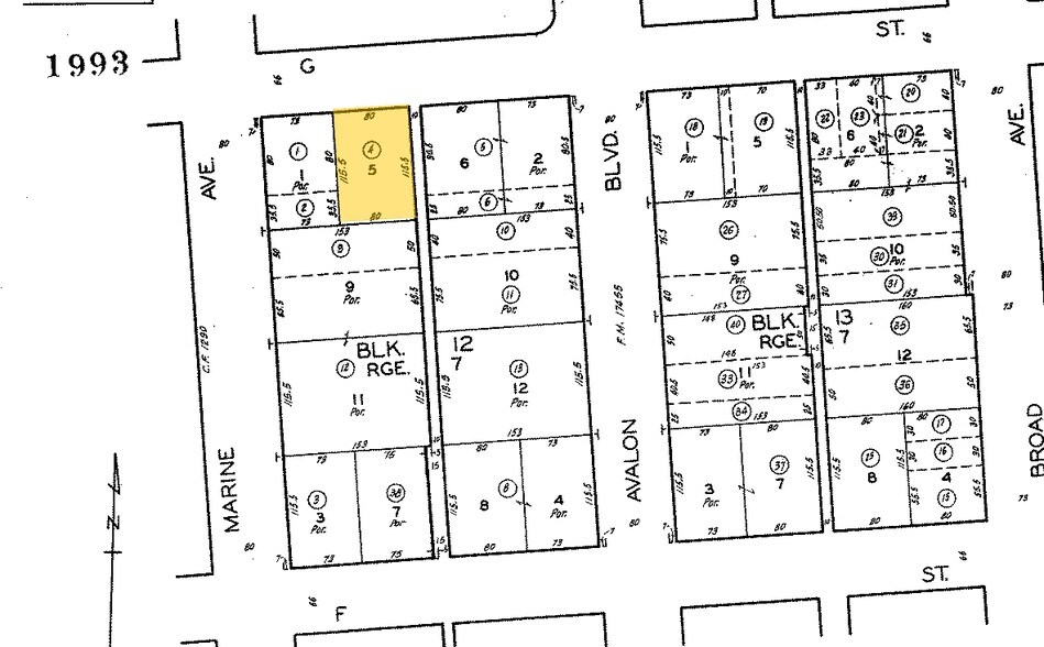 120 W G St, Wilmington, CA à louer - Plan cadastral - Image 3 de 13