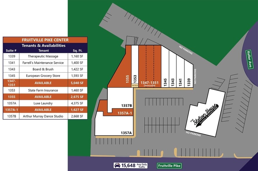 1339-1357 Fruitville Pike, Lancaster, PA for lease - Site Plan - Image 2 of 12