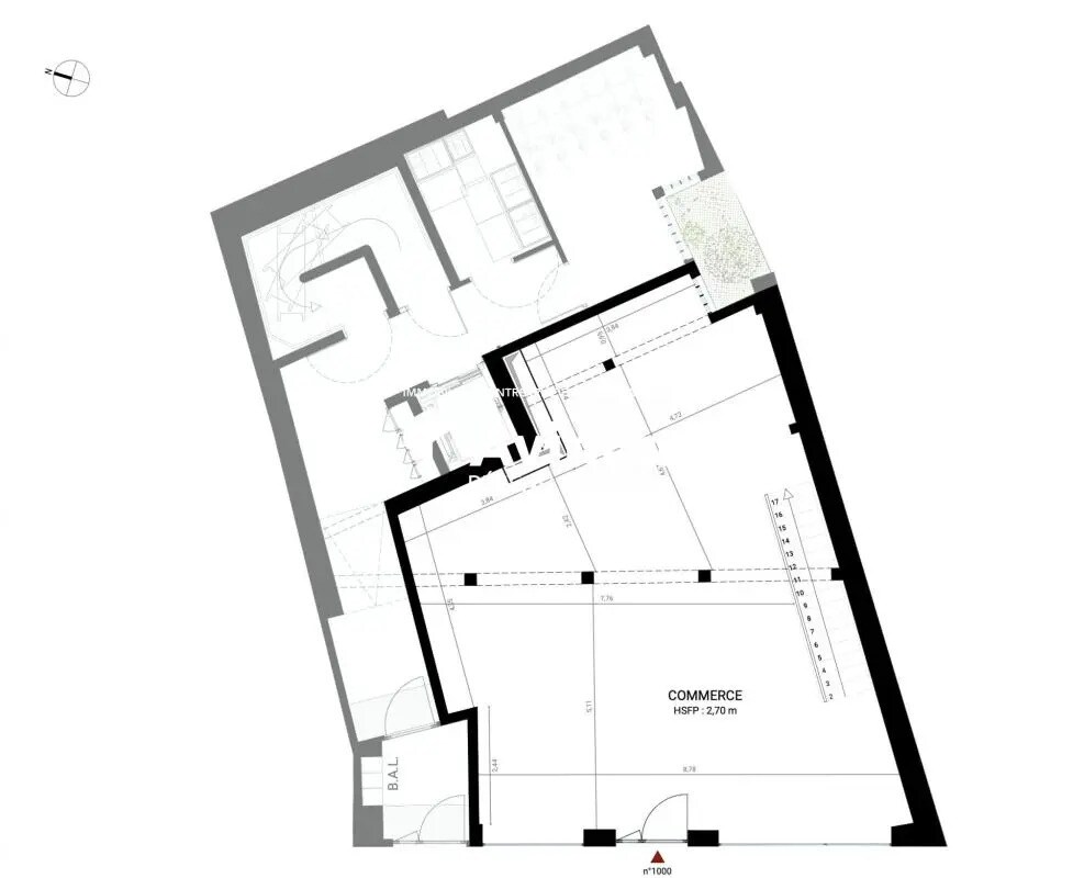 Bureau dans Paris à louer Plan d’étage- Image 1 de 3