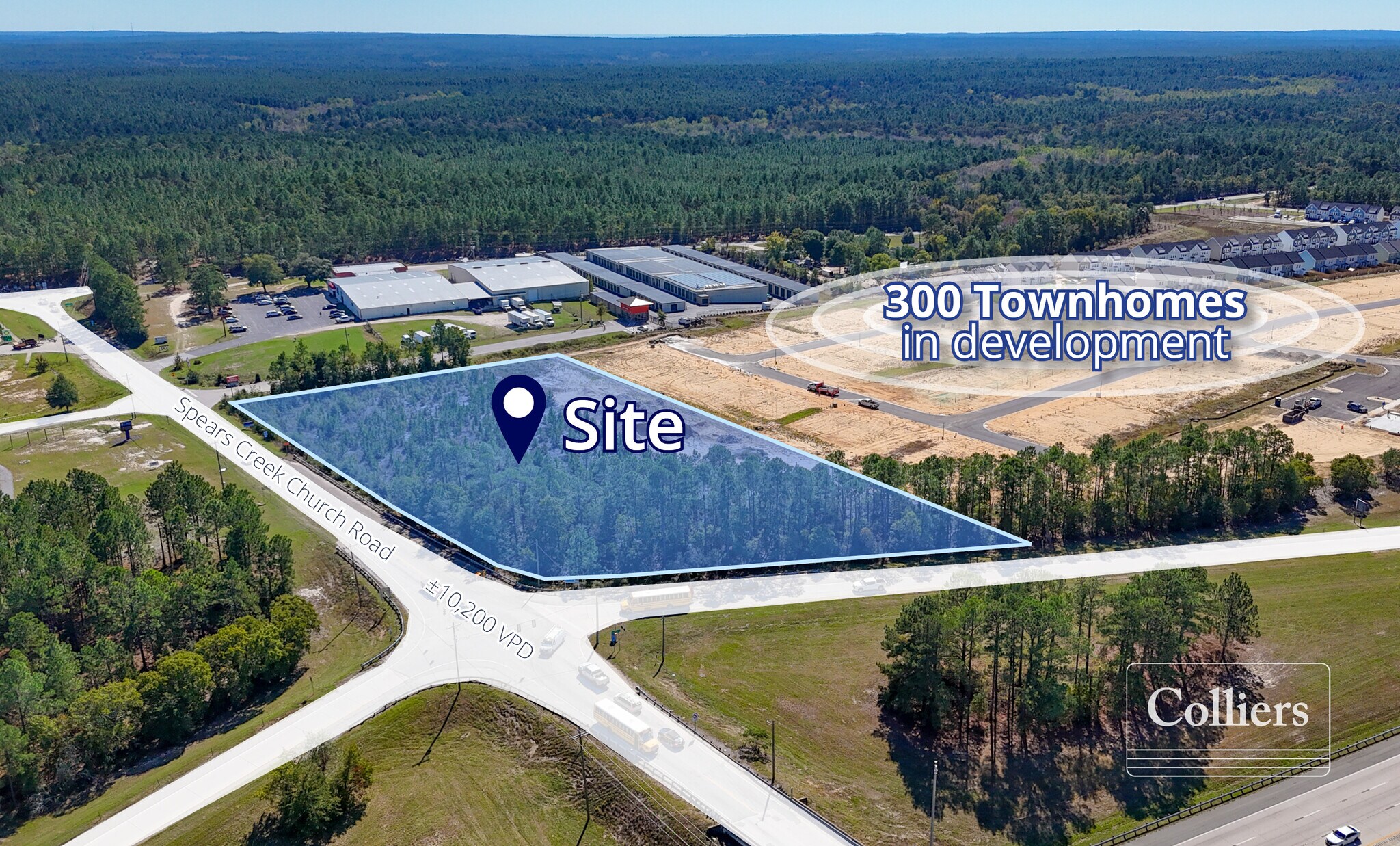 Spears Creek Church Rd, Elgin, SC à vendre Photo principale- Image 1 de 9