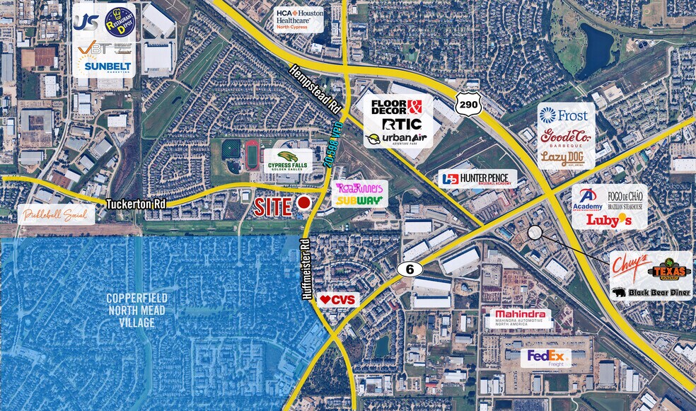 9525 Huffmeister Rd, Houston, TX à vendre - Aérien - Image 3 de 17