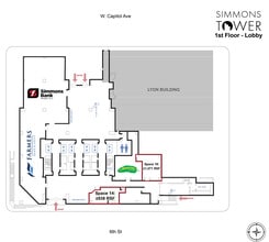 425 W Capitol Ave, Little Rock, AR for lease Floor Plan- Image 1 of 6