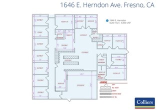 1646 E Herndon Ave, Fresno, CA for lease Floor Plan- Image 1 of 1