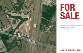 Plus de détails pour Hwy 181 & S. Washington st, Beeville, TX - Terrain à vendre