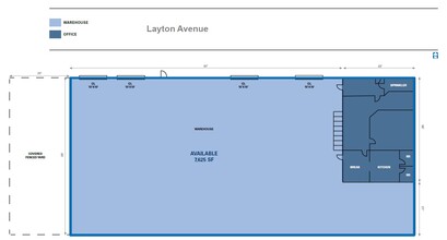 801 W Layton Ave, Salt Lake City, UT à louer Plan d’étage- Image 2 de 3