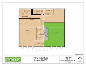 210 W Tienken Rd, Rochester Hills, MI for lease Floor Plan- Image 1 of 1