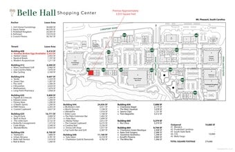 600 Long Point Rd, Mount Pleasant, SC à louer Plan de site- Image 1 de 1