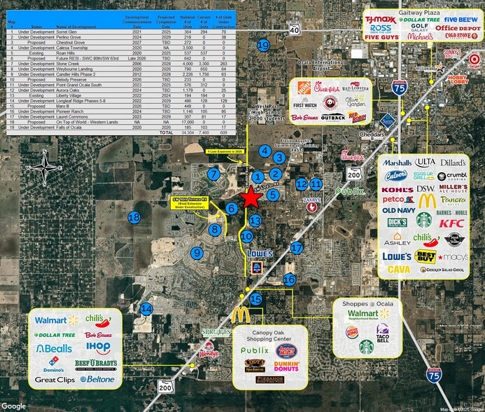 SW 66 St, Ocala, FL for lease - Aerial - Image 2 of 2
