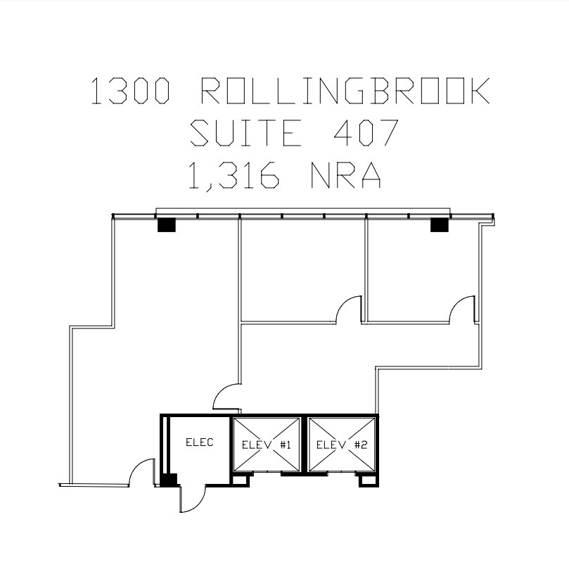 1300 Rollingbrook Dr, Baytown, TX à louer Plan d’étage- Image 1 de 1