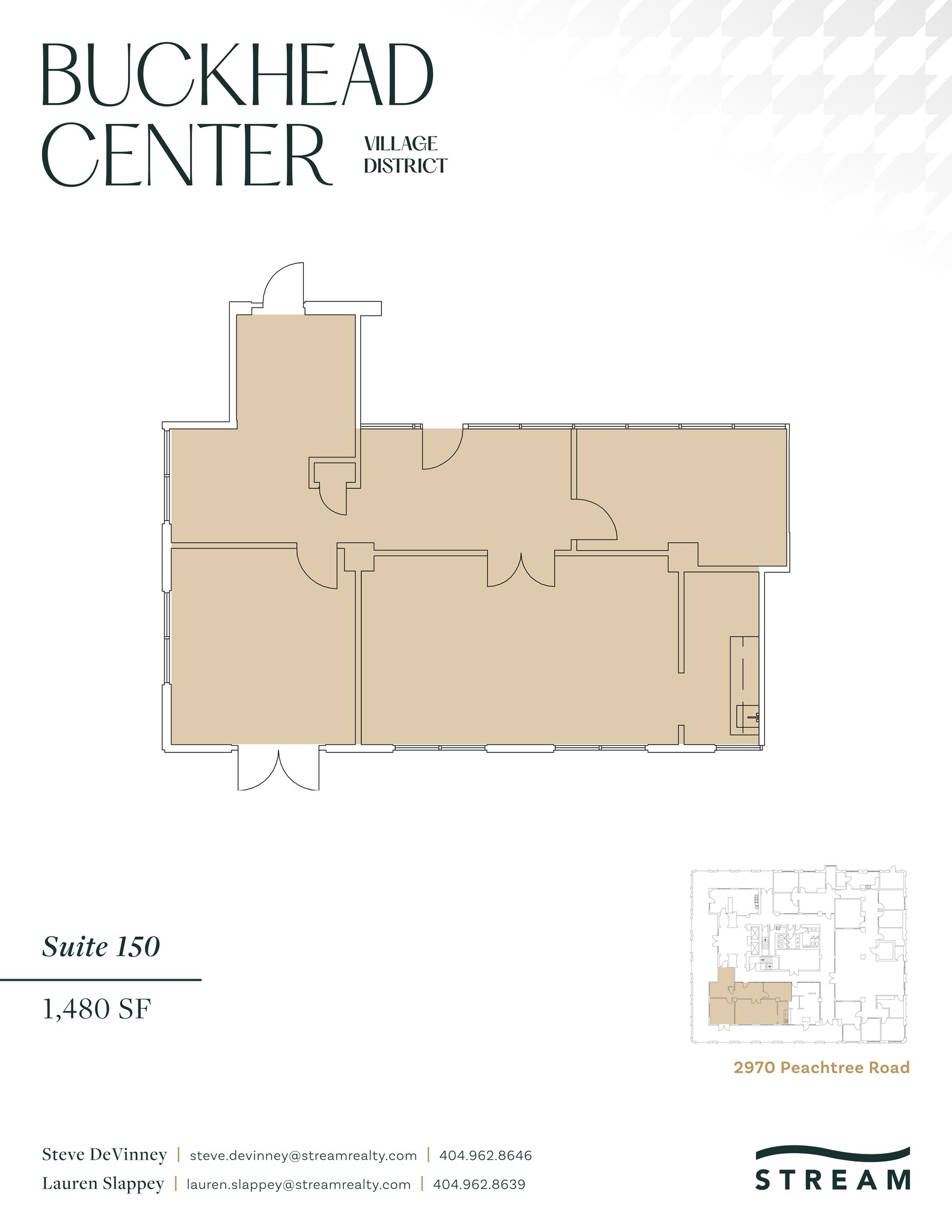 2970 Peachtree Rd NW, Atlanta, GA à louer Plan de site- Image 1 de 1