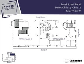 123 N Pitt St, Alexandria, VA à louer Plan d’étage- Image 1 de 1