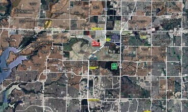 5450 PGA Pky, Frisco, TX - AÉRIEN  Vue de la carte
