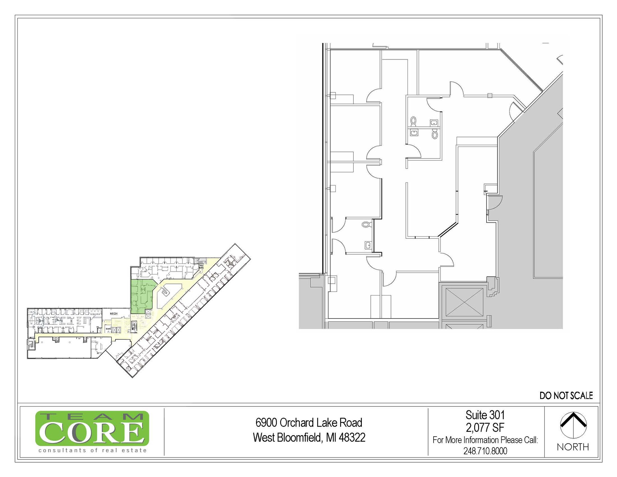 6900 Orchard Lake Rd, West Bloomfield, MI à louer Plan d  tage- Image 1 de 1