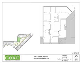 6900 Orchard Lake Rd, West Bloomfield, MI à louer Plan d  tage- Image 1 de 1