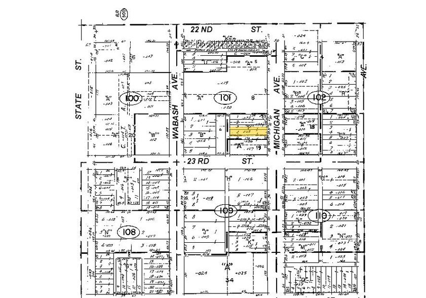 2248 S Michigan Ave, Chicago, IL à louer - Plan cadastral - Image 2 de 26