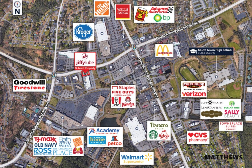 1025 Pine Log Rd, Aiken, SC à vendre - Photo du bâtiment - Image 3 de 3