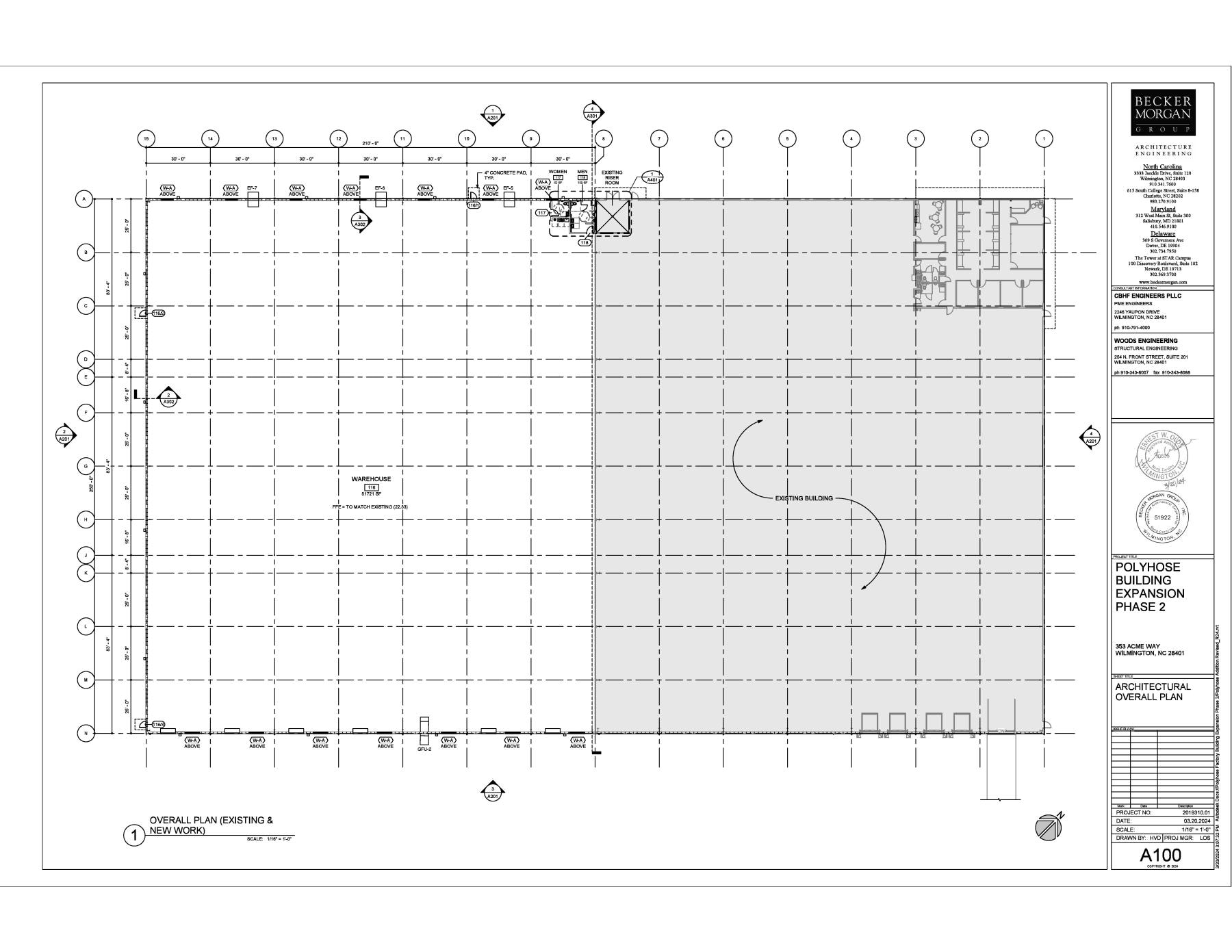 353 Acme Way, Wilmington, NC à louer Plan de site- Image 1 de 2