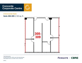 3 Concorde Gate, Toronto, ON for lease Floor Plan- Image 1 of 1