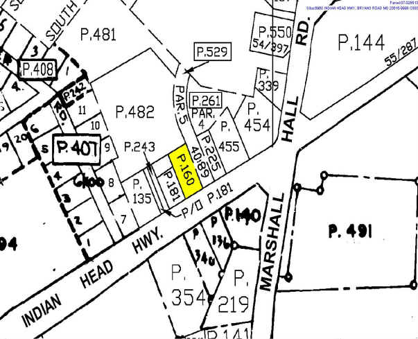 6960-6964 Indian Head Hwy, Bryans Road, MD for sale - Plat Map - Image 2 of 4