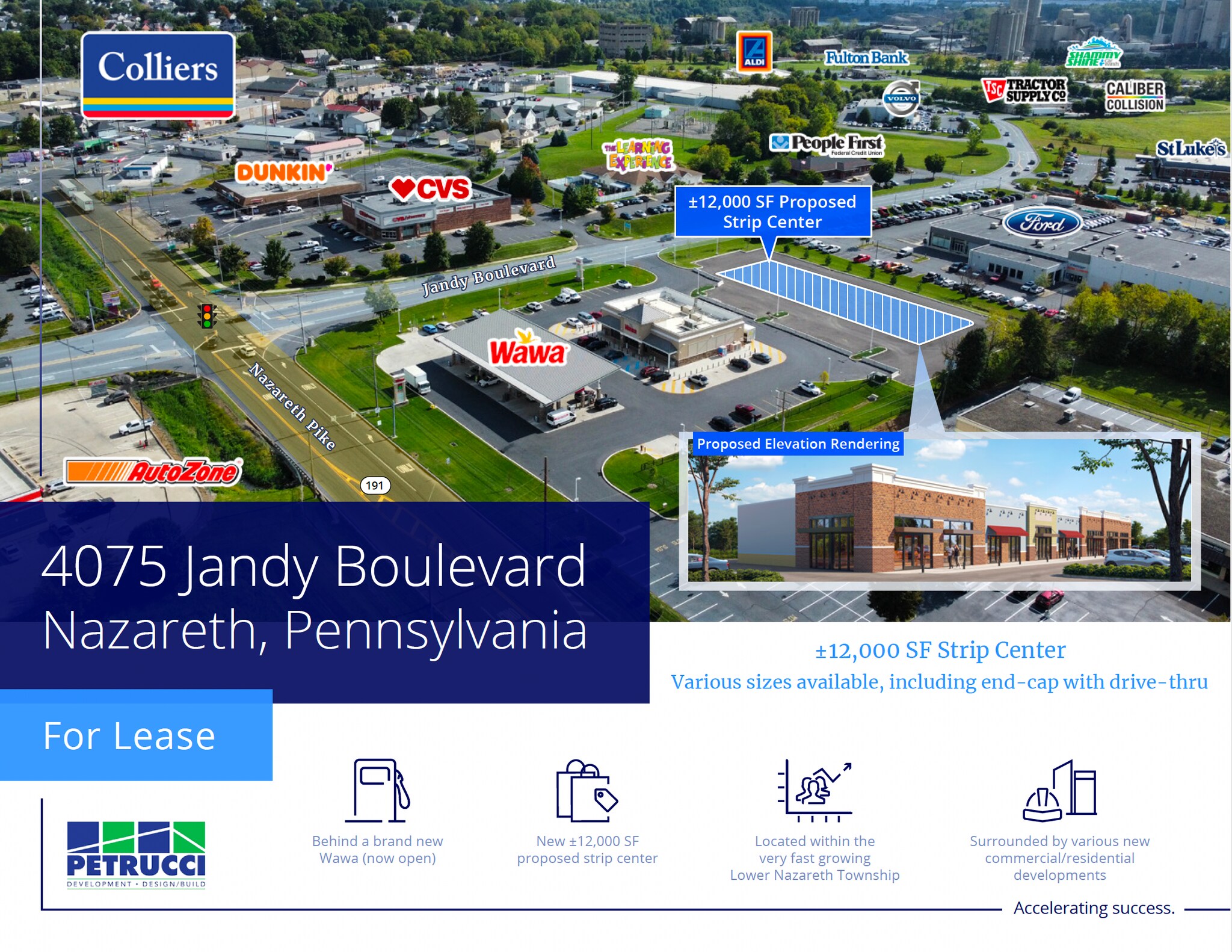 4075-4089 Jandy Blvd, Nazareth, PA for lease Building Photo- Image 1 of 4