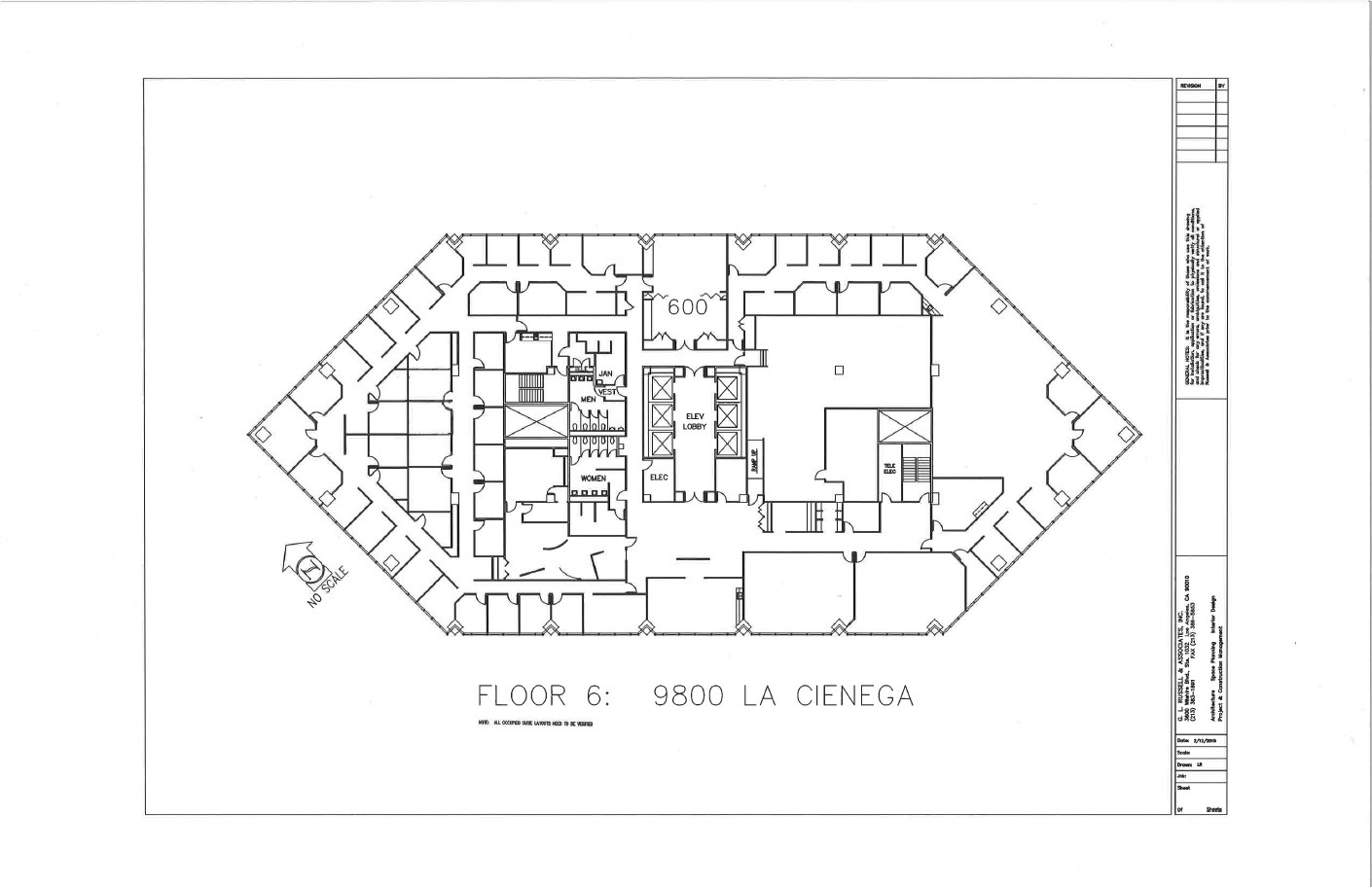 9800 S La Cienega Blvd, Inglewood, CA à louer Plan d’étage- Image 1 de 1