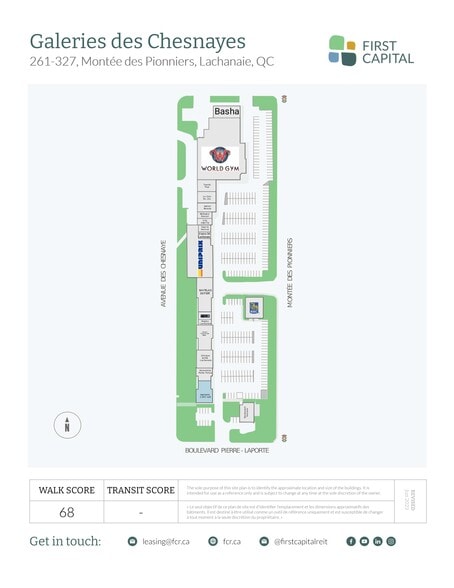 327 Montée des Pionniers, Terrebonne, QC à louer - Plan de site - Image 3 de 5