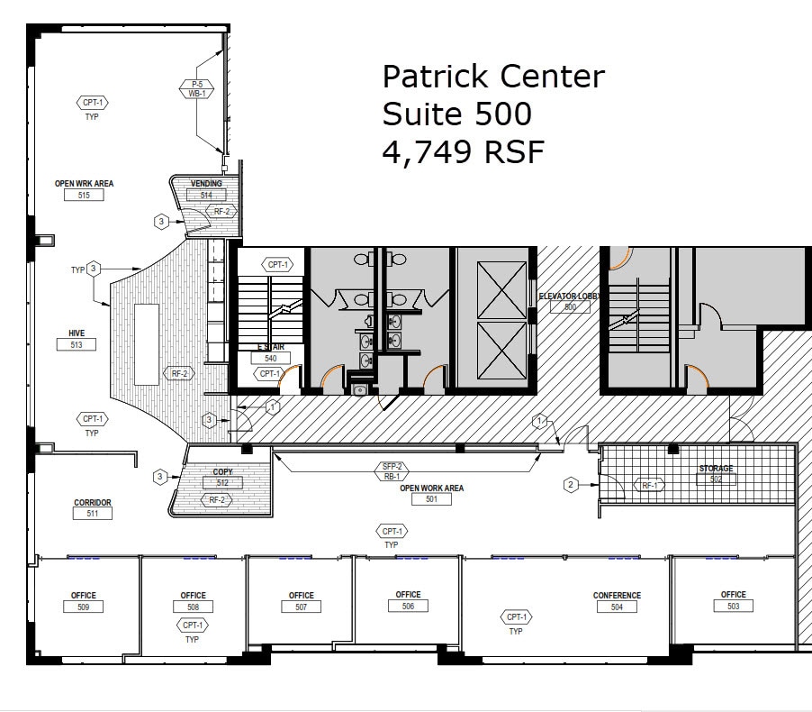 30 W Patrick St, Frederick, MD for lease Floor Plan- Image 1 of 10