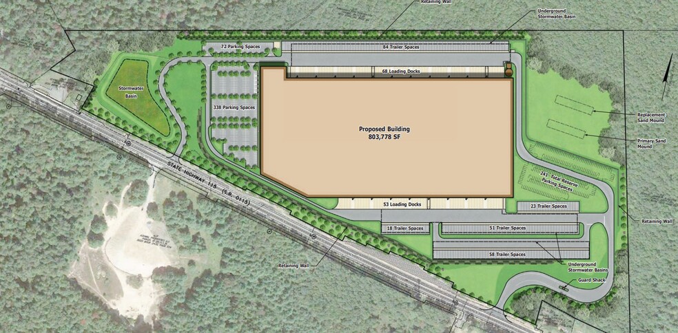 Route 115, Blakeslee, PA à louer - Plan de site - Image 2 de 3