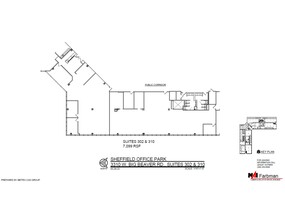 3310 W Big Beaver Rd, Troy, MI à louer Plan de site- Image 2 de 2