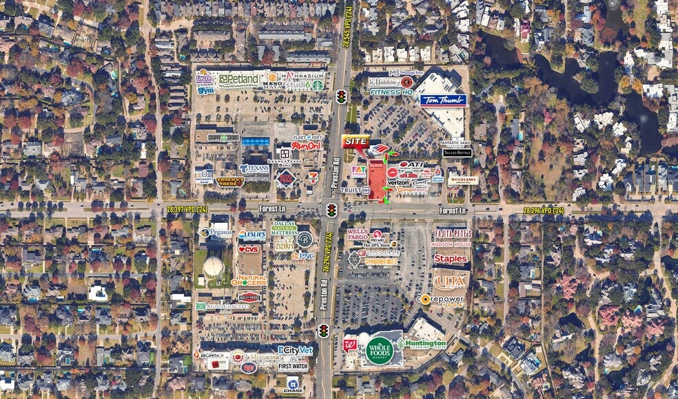 6021 Forrest Ln, Dallas, TX for lease - Aerial - Image 3 of 4