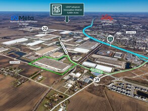 510 S Enterprise Blvd, Lebanon, IN - Aerial map view