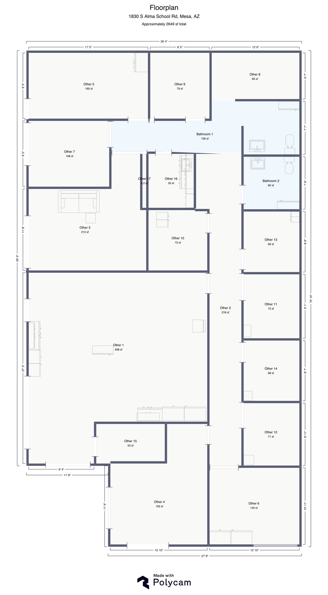 1830 S Alma School Rd, Mesa, AZ à vendre Photo du bâtiment- Image 1 de 1
