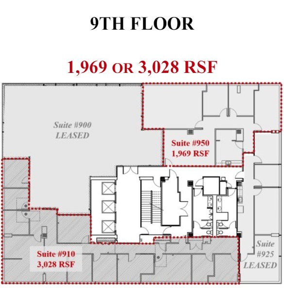 8737 Colesville Rd, Silver Spring, MD à louer Plan d  tage- Image 1 de 1