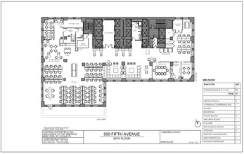 500 Fifth Ave, New York, NY for lease Floor Plan- Image 1 of 9