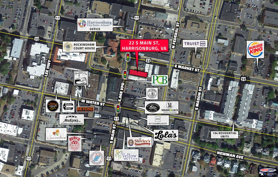 22 S Main St, Harrisonburg, VA for lease - Building Photo - Image 2 of 23